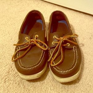 Women’s Dark Brown Sperry Topsiders